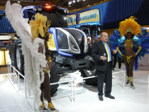 This picture taken during the 2009 show made the cover of Grainews