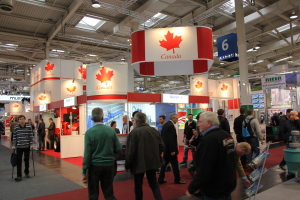 Many Canadian companies put in an appearance at the show as well, forming part of a couple of Canadian pavilions.