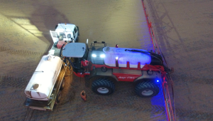 Refill stops lasted only an average of 11 minutes during the 24 hours of spraying.